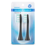   Szónikus fogkefefej, Berdsen Sonica, fekete, 2 db, lepedékeltávolító, zománckímélő, Berdsen Sonica B3 és B4 fogkeféhez