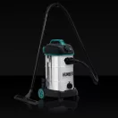 Ipari száraz-nedves porszívó, Humberg HM-402, ezüst, 1600 W, 20 kPa, tartály: 30 l, 1,6 m szívótömlő, HEPA szűrő, tápkábel: 350 cm