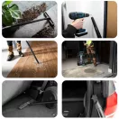 Ipari száraz-nedves porszívó, Humberg HM-402, ezüst, 1600 W, 20 kPa, tartály: 30 l, 1,6 m szívótömlő, HEPA szűrő, tápkábel: 350 cm