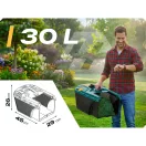 Elektromos fűnyíró, Humberg HM-612, zöld/fekete, vágásszélesség: 34 cm, 1400 W, 230 V / 50 Hz, 30 l gyűjtőkosár