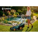 Elektromos fűnyíró, Humberg HM-612, zöld/fekete, vágásszélesség: 34 cm, 1400 W, 230 V / 50 Hz, 30 l gyűjtőkosár