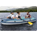 Felfújható gumicsónak szett, BESTWAY Hydro-Force Trek X3, kék, 294 x 137 cm (3 személyes), evezőkkel és pumpával (61154)