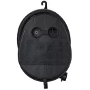 Lábpumpa, BESTWAY, fekete/kék, 1,6 l/ciklus, 28 x 22 cm, 3 cserélhető fúvóka, felfújás és leeresztés funkció, rugalmas tömlővel (62005)