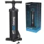 Kézi pumpa, BESTWAY, fekete, 3,5 l/ciklus, 48 cm, dugattyús, felfújás és leeresztés funkció, 3 cserélhető fúvóka, rugalmas tömlővel (62030)