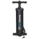 Kézi pumpa, BESTWAY, fekete, 3,5 l/ciklus, 48 cm, dugattyús, felfújás és leeresztés funkció, 3 cserélhető fúvóka, rugalmas tömlővel (62030)