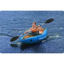 Evezőlapát, BESTWAY, ezüst/fekete, 230 cm, műanyag fej, alumínium rúd, kétoldalas, poliészter táskában (62174)