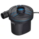 Elektromos pumpa, BESTWAY PowerTouch, fekete, 110 W, 220–240 V, 680 l/perc, 11,3 × 10,1 × 11 cm, 3 cserélhető fúvóka, felfújás és leeresztés funkció (62252)