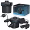 Elektromos pumpa, BESTWAY PowerTouch, fekete, 30 W, 220–12 V, 490 l/perc, 11,3 x 10,1 x 10,7 cm, 3 cserélhető fúvóka, felfújás és leeresztés funkció (62255)
