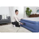 Elektromos pumpa, BESTWAY PowerTouch, fekete, 30 W, 220–12 V, 490 l/perc, 11,3 x 10,1 x 10,7 cm, 3 cserélhető fúvóka, felfújás és leeresztés funkció (62255)
