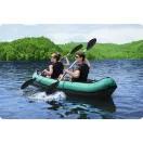 Felfújható kajak, BESTWAY Hydro-Force Ventura X2, türkiz, 330 x 86 cm (2 személyes), PVC, evezővel, pumpával, hordtáskával, javítótapasszal, kivehető ülésekkel, teherbírás: 200 kg (65052)