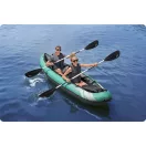 Felfújható kajak, BESTWAY Hydro-Force Ventura X2, türkiz, 330 x 86 cm (2 személyes), PVC, evezővel, pumpával, hordtáskával, javítótapasszal, kivehető ülésekkel, teherbírás: 200 kg (65052)