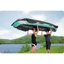 Felfújható kajak, BESTWAY Hydro-Force Ventura X2, türkiz, 330 x 86 cm (2 személyes), PVC, evezővel, pumpával, hordtáskával, javítótapasszal, kivehető ülésekkel, teherbírás: 200 kg (65052)