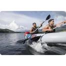 Felfújható kajak, BESTWAY Hydro-Force Lite-Rapid X2, fehér/kék, 321 x 100 cm (2 személyes), PVC, evezővel, pumpával, hordtáskával, javítótapasszal, kivehető ülésekkel, teherbírás: 180 kg (65077)