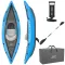 Felfújható kajak, BESTWAY Hydro-Force Cove Champion X1, kék, 275 x 81 cm (1 személyes), PVC, evezővel, pumpával, hordtáskával, teherbírás: 100 kg (65115N)