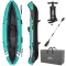 Felfújható kajak, BESTWAY Hydro-Force Ventura Eelite X1, türkiz, 280 x 86 cm (1 személyes), PVC, evezővel, pumpával, hordtáskával, teherbírás: 130 kg (65118)