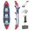 Felfújható kajak, BESTWAY Hydro-Force Rapid X3, fehér/kék, 381 x 100 cm (3 személyes), PVC, evezővel, pumpával, hordtáskával, javítótapasszal, teherbírás: 280 kg (65132)