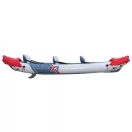 Felfújható kajak, BESTWAY Hydro-Force Rapid X3, fehér/kék, 381 x 100 cm (3 személyes), PVC, evezővel, pumpával, hordtáskával, javítótapasszal, teherbírás: 280 kg (65132)