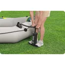 Felfújható gumicsónak, BESTWAY Hydro-Force Ranger Elite X4, szürke, 320 x 148 cm (4 személyes), evezőkkel, pumpával, párnával, hordtáskával, javítótapasszal (65157)