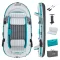 Felfújható gumicsónak, BESTWAY Hydro-Force Adventure X4, fehér, 315 x 165 cm (4 személyes), evezőkkel, pumpával, párnával, hordtáskával, javítótapasszal (65158)