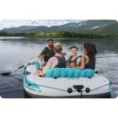 Felfújható gumicsónak, BESTWAY Hydro-Force Adventure X4, fehér, 315 x 165 cm (4 személyes), evezőkkel, pumpával, párnával, hordtáskával, javítótapasszal (65158)