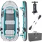 Felfújható gumicsónak, BESTWAY Hydro-Force Adventure Elite X5, fehér, 364 x 166 cm (5 személyes), evezőkkel, pumpával, hordtáskával, javítótapasszal (65159)