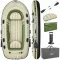Felfújható gumicsónak szett, BESTWAY Voyager X3 Raft, bézs, 294 x 137 cm (3 személyes), evezőkkel, pumpával, párnával, hordtáskával, javítótapasszal (65164)