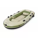 Felfújható gumicsónak szett, BESTWAY Voyager X3 Raft, bézs, 294 x 137 cm (3 személyes), evezőkkel, pumpával, párnával, hordtáskával, javítótapasszal (65164)