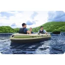 Felfújható gumicsónak szett, BESTWAY Voyager X3 Raft, bézs, 294 x 137 cm (3 személyes), evezőkkel, pumpával, párnával, hordtáskával, javítótapasszal (65164)