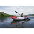 Felfújható kajak, BESTWAY Rapid X1, fehér/kék, 290 x 91 cm (1 személyes), PVC, evezővel, pumpával, hordtáskával, javítótapasszal, teherbírás: 120 kg (65176)