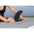 Felfújható kajak, BESTWAY Rapid X1, fehér/kék, 290 x 91 cm (1 személyes), PVC, evezővel, pumpával, hordtáskával, javítótapasszal, teherbírás: 120 kg (65176)
