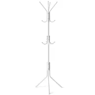   Álló ruhafogas, Massido 684201, fehér, magasság: 173,5 cm, 12 akasztó, háromlábú talp, acél váz, teherbírás: 20 kg
