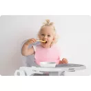 Etetőszék, Ricokids Tulo, lila, összecsukható, állítható, levehető tálcával, 5 pontos biztonsági öv, 2 kerekes láb, lábtartó, teherbírás: 15 kg