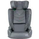 Autósülés, Nukido Louis, világosszürke, 15–36 kg / 100–150 cm, Isofix, i-Size (ECE R129), 12 fokozatú fejtámla, 2 fokozatú döntés, mosható huzat, oldalsó védelem