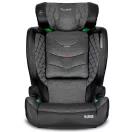 Autósülés, Nukido Louis, szürke, 15–36 kg / 100–150 cm, Isofix, i-Size (ECE R129), 12 fokozatú fejtámla, 2 fokozatú döntés, mosható huzat, oldalsó védelem