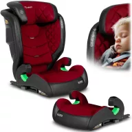  Autósülés, Nukido Louis, piros, 15–36 kg / 100–150 cm, Isofix, i-Size (ECE R129), 12 fokozatú fejtámla, 2 fokozatú döntés, mosható huzat, oldalsó védelem