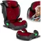 Autósülés, Nukido Louis, piros, 15–36 kg / 100–150 cm, Isofix, i-Size (ECE R129), 12 fokozatú fejtámla, 2 fokozatú döntés, mosható huzat, oldalsó védelem