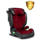 Autósülés, Nukido Louis, piros, 15–36 kg / 100–150 cm, Isofix, i-Size (ECE R129), 12 fokozatú fejtámla, 2 fokozatú döntés, mosható huzat, oldalsó védelem