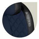 Autósülés, Nukido Louis, sötétkék, 15–36 kg / 100–150 cm, Isofix, i-Size (ECE R129), 12 fokozatú fejtámla, 2 fokozatú döntés, mosható huzat, oldalsó védelem