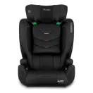 Autósülés, Nukido Louis Soft, fekete, 15–36 kg / 100–150 cm, Isofix, i-Size (ECE R129), 12 fokozatú fejtámla, 2 fokozatú döntés, mosható huzat, oldalsó védelem