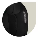 Autósülés, Nukido Louis Soft, fekete, 15–36 kg / 100–150 cm, Isofix, i-Size (ECE R129), 12 fokozatú fejtámla, 2 fokozatú döntés, mosható huzat, oldalsó védelem