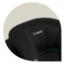 Autósülés, Nukido Louis Soft, fekete, 15–36 kg / 100–150 cm, Isofix, i-Size (ECE R129), 12 fokozatú fejtámla, 2 fokozatú döntés, mosható huzat, oldalsó védelem