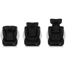 Autósülés, Nukido Louis Soft, fekete, 15–36 kg / 100–150 cm, Isofix, i-Size (ECE R129), 12 fokozatú fejtámla, 2 fokozatú döntés, mosható huzat, oldalsó védelem