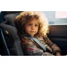 Autósülés, Nukido Louis Soft, szürke, 15–36 kg / 100–150 cm, Isofix, i-Size (ECE R129), 12 fokozatú fejtámla, 2 fokozatú döntés, mosható huzat, oldalsó védelem