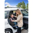 Autósülés, Nukido Prestige Line, szürke, 0–36 kg / 40-150 cm, Isofix, i-Size (ECE R129), 12 fokozatú fejtámla, 5 fokozatú döntés, csecsemőbetét, 360°-ban fordítható