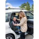 Autósülés, Nukido Prestige Line, kék, 0–36 kg / 40-150 cm, Isofix, i-Size (ECE R129), 12 fokozatú fejtámla, 5 fokozatú döntés, csecsemőbetét, 360°-ban fordítható
