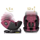 Autósülés, Nukido Prestige Line, rózsaszín, 0–36 kg / 40-150 cm, Isofix, i-Size (ECE R129), 12 fokozatú fejtámla, 5 fokozatú döntés, csecsemőbetét, 360°-ban forgatható