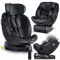Autósülés, Nukido Aero Line, fekete, 0-36 kg / 40–150 cm, Isofix, i-Size (ECE R129) 360°-ban forgatható, SIP oldalsó ütközésvédelem, 5 pontos övrendszer