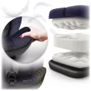 Autósülés, Nukido Aero Line, fekete/sötétkék, 0-36 kg / 40–150 cm, Isofix, i-Size (ECE R129) 360°-ban forgatható, SIP oldalsó ütközésvédelem, 5 pontos övrendszer
