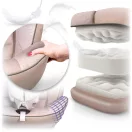 Autósülés, Nukido Aero Line, bézs, 0-36 kg / 40–150 cm, Isofix, i-Size (ECE R129) 360°-ban forgatható, SIP oldalsó ütközésvédelem, 5 pontos övrendszer