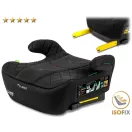 Autós ülésmagasító, Nukido Louis 710200, fekete, 22–36 kg / 125-150 cm, Isofix, i-Size (ECE R129), mosható huzat, 3 pontos rögzítés